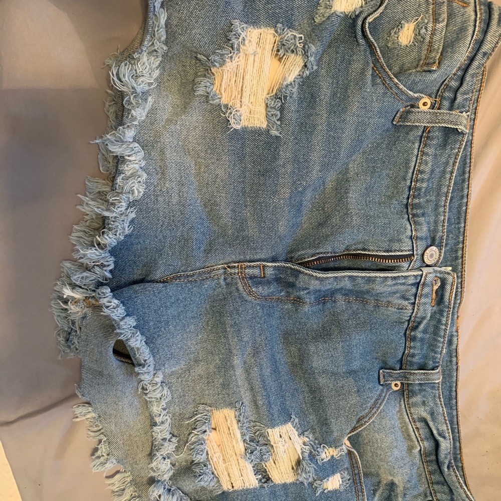 High rise shorts